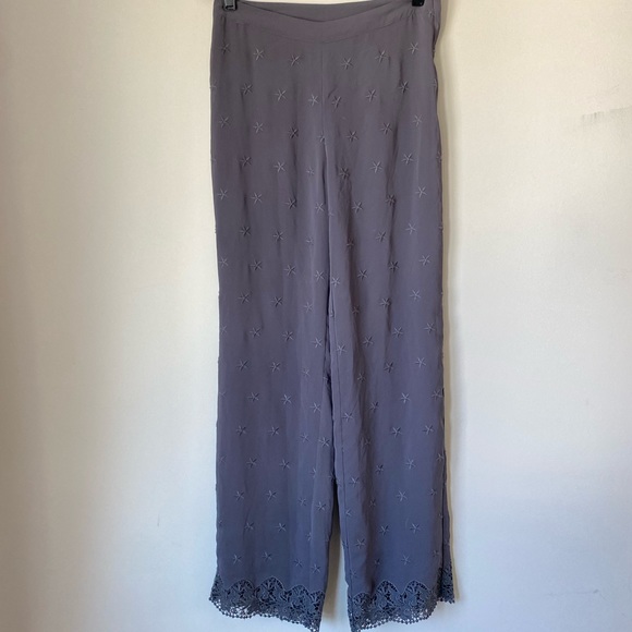 H&M Divided Gray Wide Leg Pants Size 4 - Picture 6 of 12